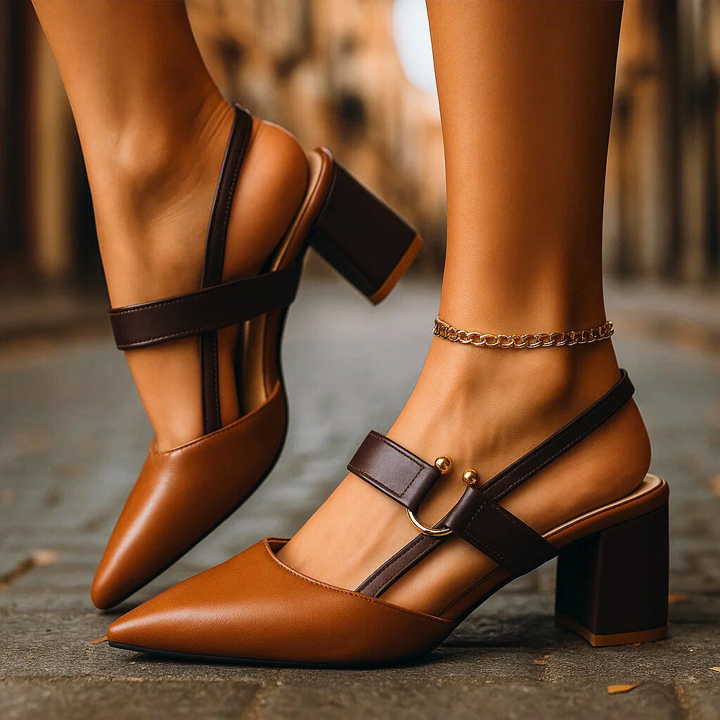 Classic elegant everyday heels for women | Elowen -5