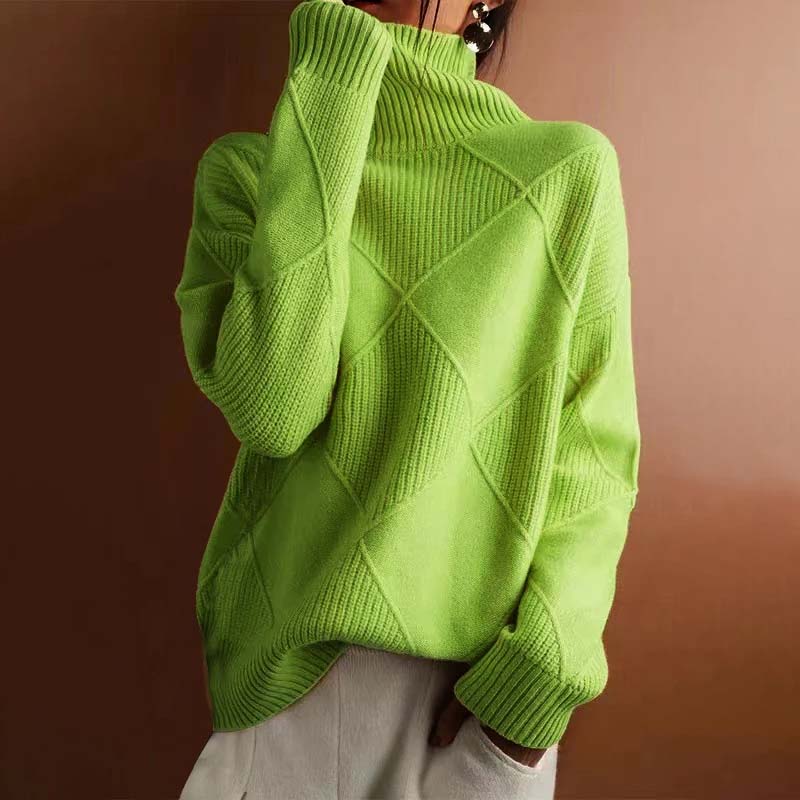 Classic soft ribbed jumper for women | Solenne -4