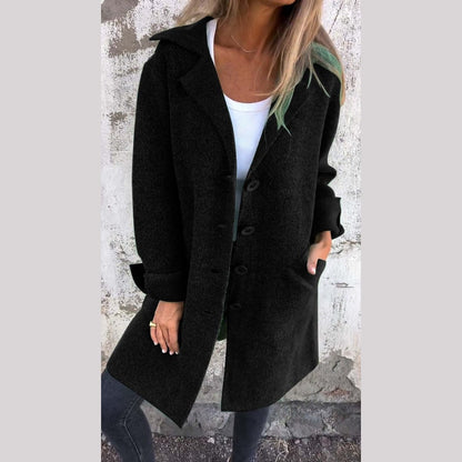 Classic elegant warm coat for women | Baylea -8