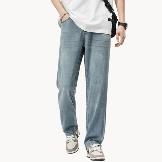 Classic tailored relaxed trousers for men -1