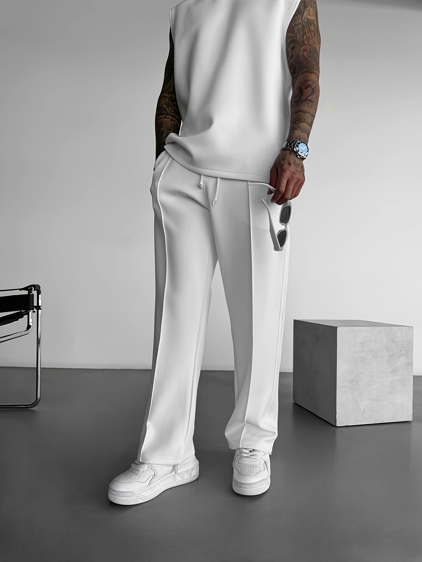 Smart everyday tailored trousers for men | Ellison -4
