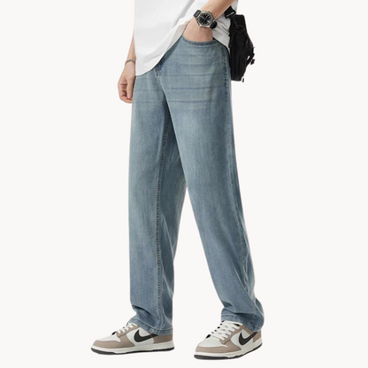 Classic tailored relaxed trousers for men -11