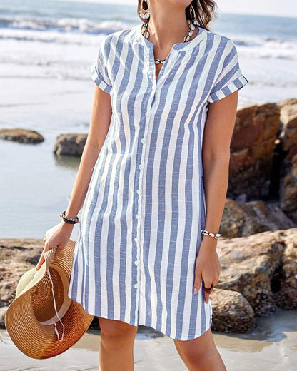 Classic elegant relaxed dress for women | Pamela -1