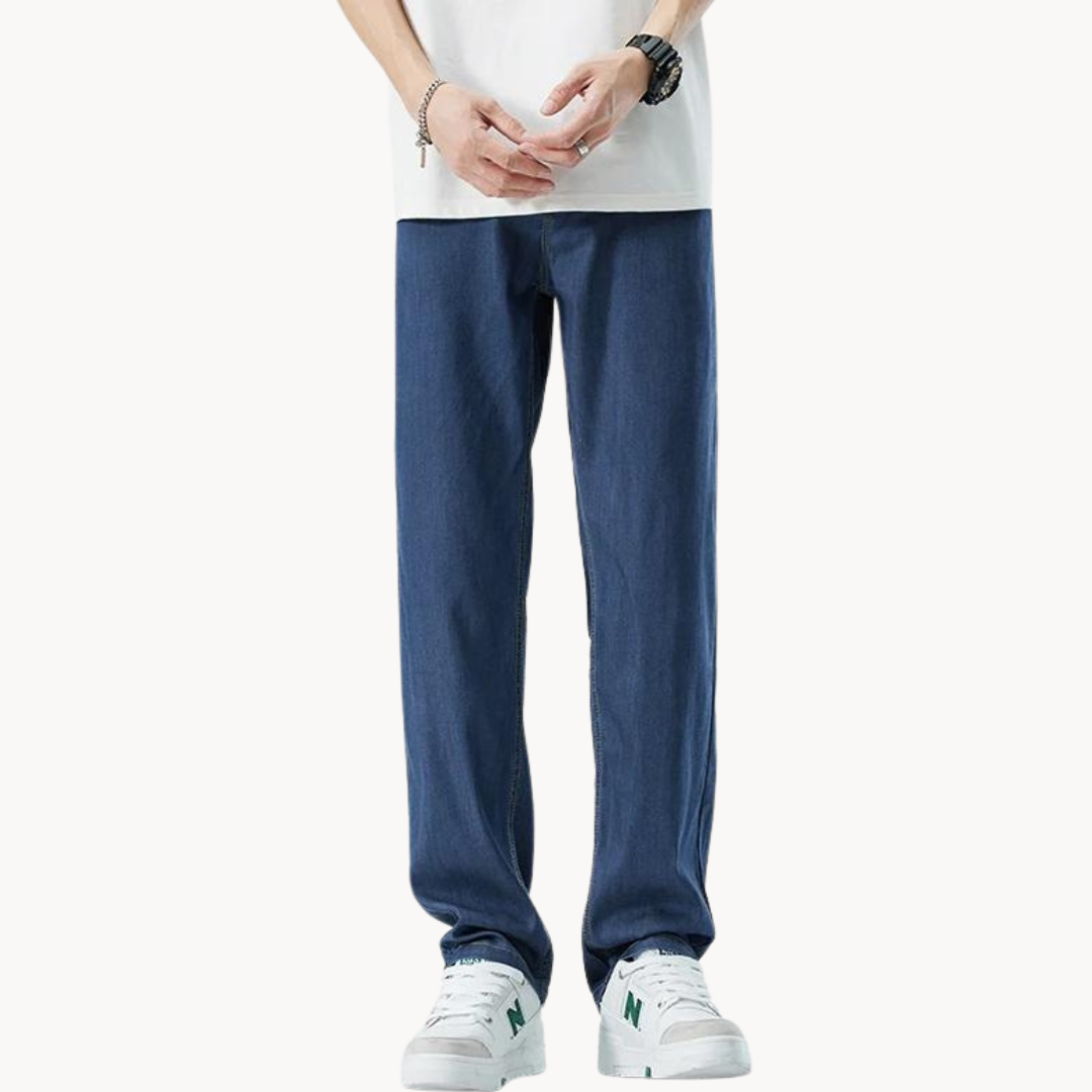 Classic tailored relaxed trousers for men -7