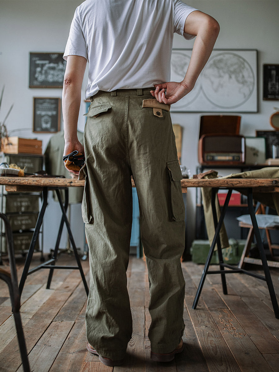 Classic utility everyday cargo trousers for men | M-47 -5