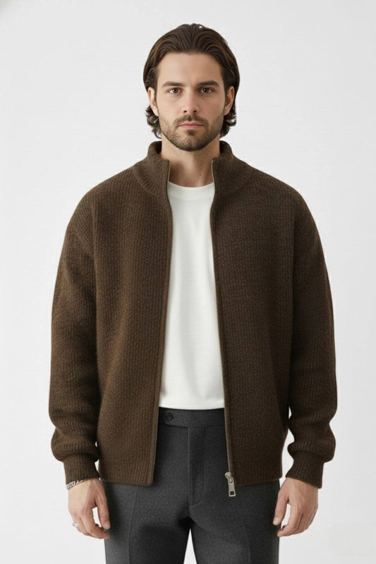 Soft relaxed knit jumper for men | Caurelle -1