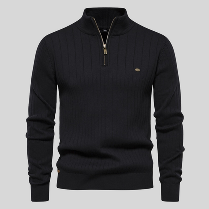 Cosy knit ribbed jumper for men | Zyric -2