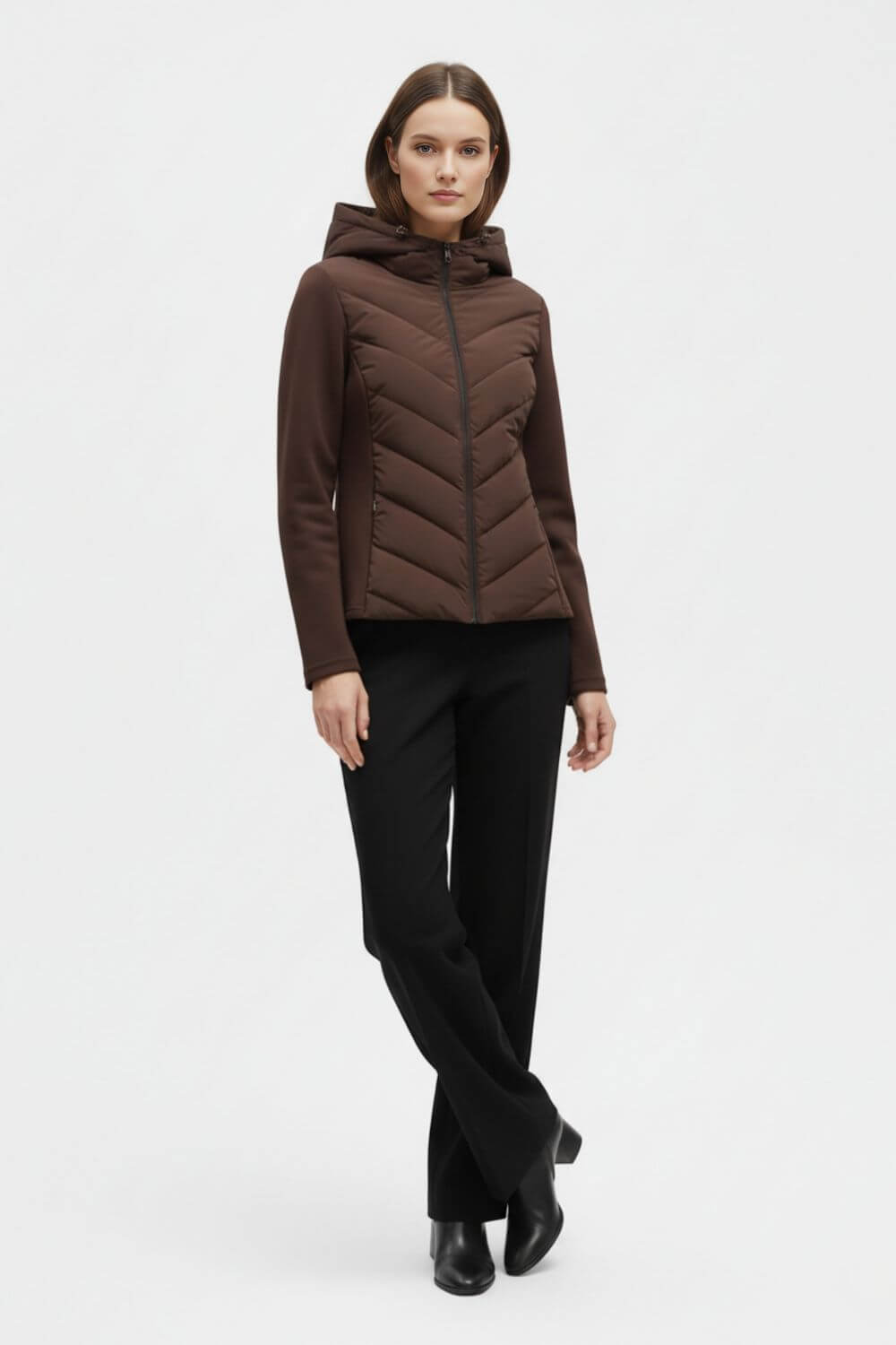 Warm everyday insulated puffer jacket for women | Caurelle -5