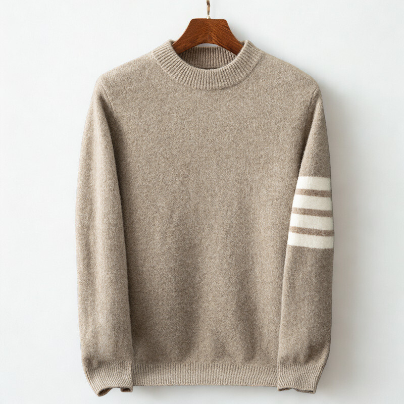 Classic cosy knit jumper for men | Lunero -3