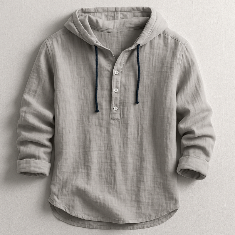 Classic soft relaxed hoodie for men | Hudson -4