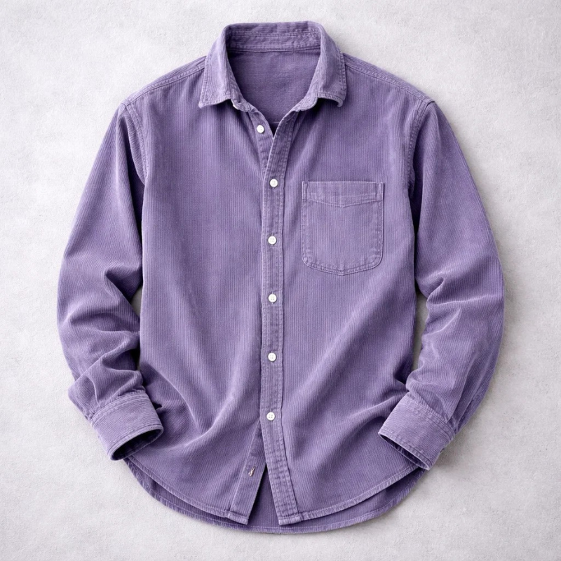 Classic smart relaxed shirt for men | Hudson -3