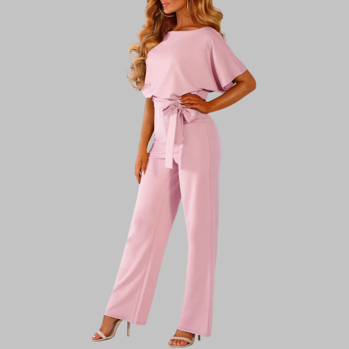 Elegant feminine relaxed jumpsuit for women | Wannon -5