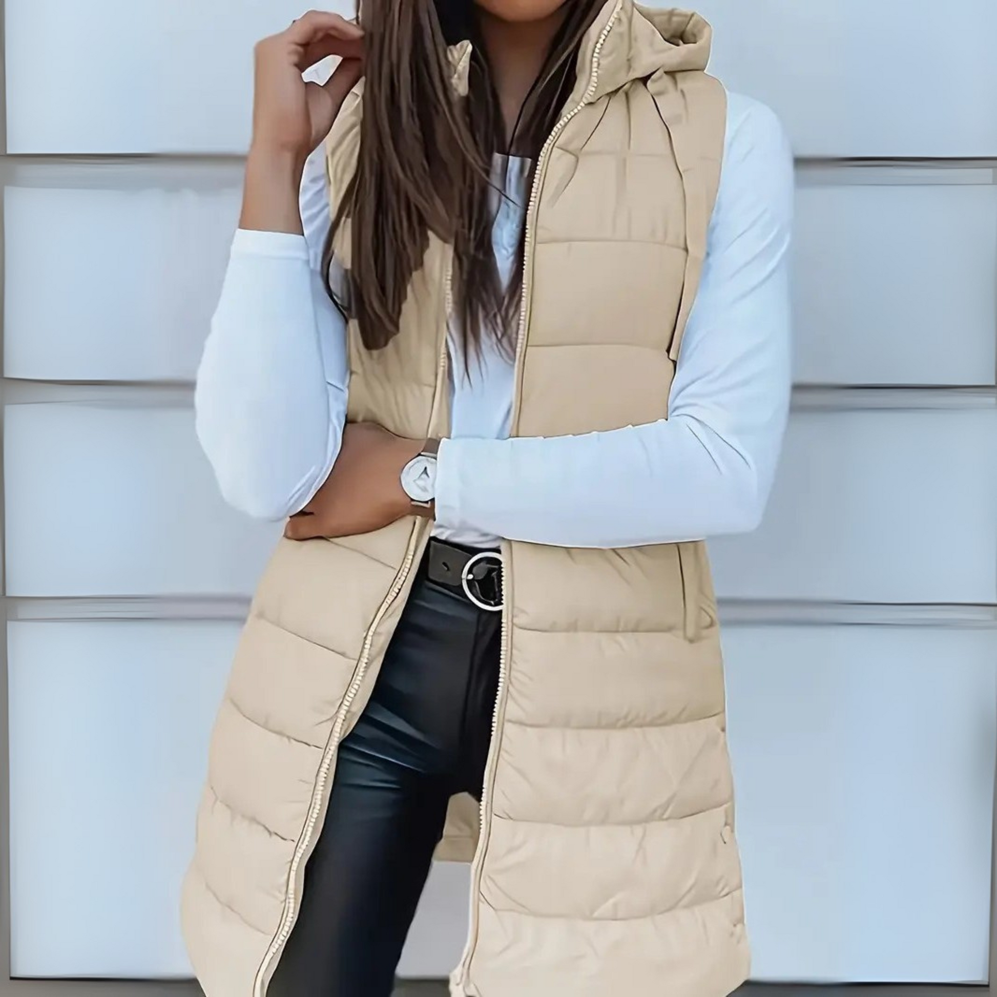 Warm lightweight quilted puffer jacket for women | RAIN -3