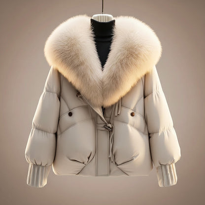 Elegant warm insulated coat for women | Marianne -5