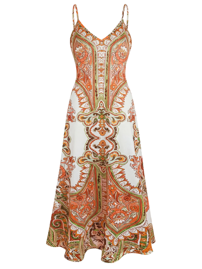 Classic flowy everyday dress for women | Ottilie -3