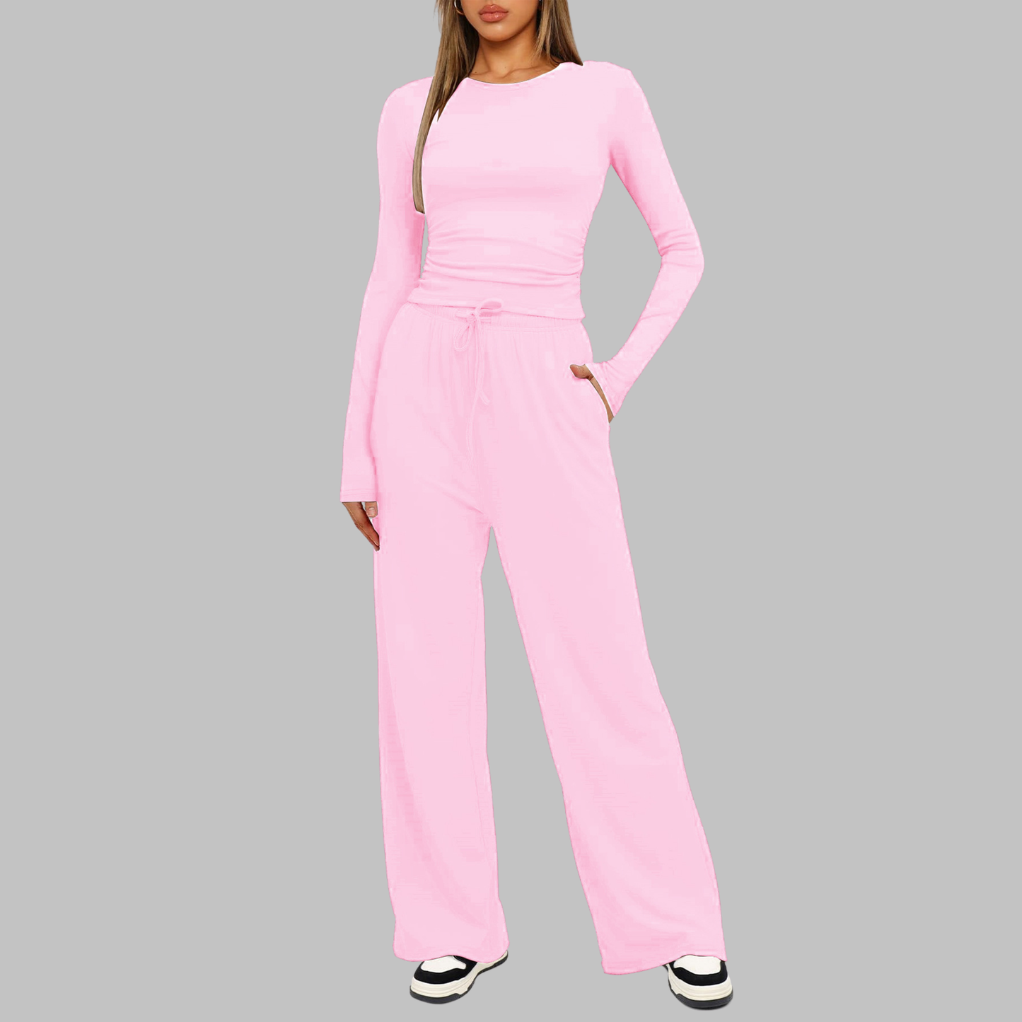 Smart everyday tailored trousers for women | Janny -4