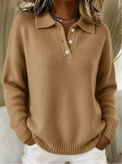 Classic relaxed knit jumper for women | Olivia -5