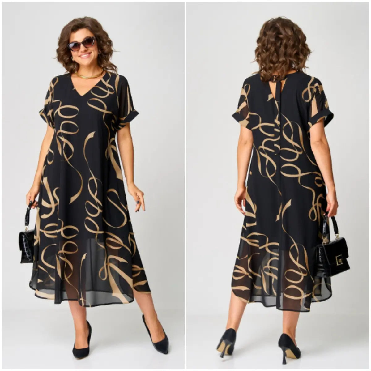 Elegant everyday relaxed dress for women | Pauline -1