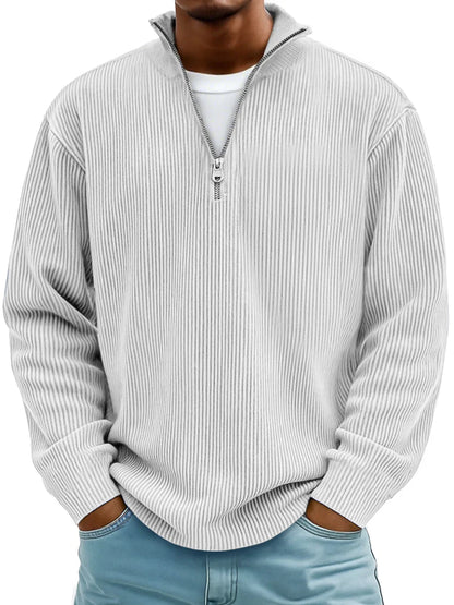 Soft knit ribbed jumper for men | Calix -5