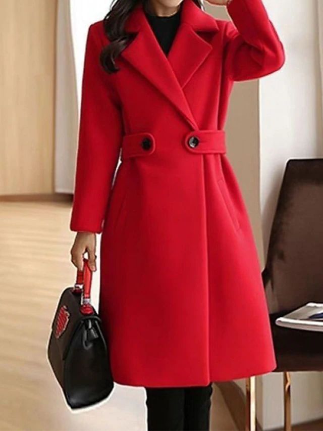 Classic elegant tailored coat for women | Sienna -2