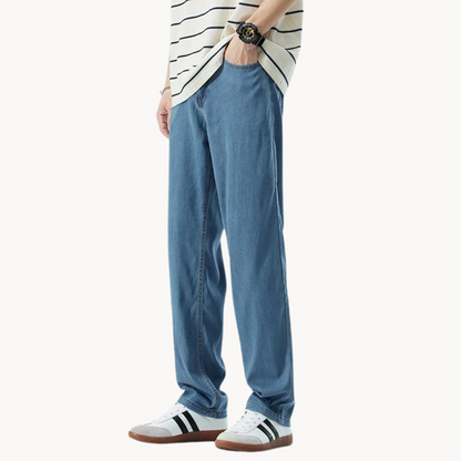 Classic tailored relaxed trousers for men -4