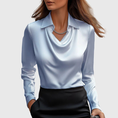 Elegant feminine everyday blouse for women | Brooklyn -5