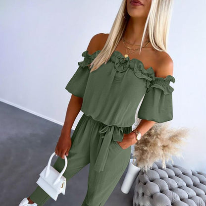 Elegant feminine relaxed jumpsuit for women | CAMILA -3