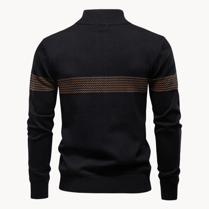 Classic relaxed ribbed jumper for men | Durham -8