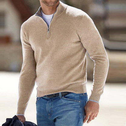 Soft relaxed knit jumper for men | Harris -3
