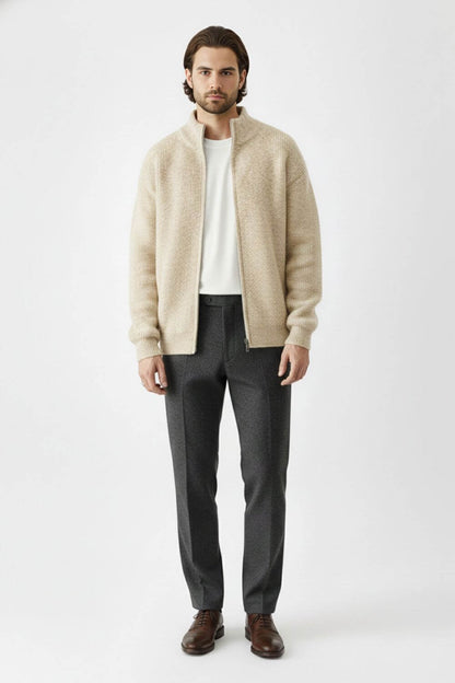 Soft relaxed knit jumper for men | Caurelle -8
