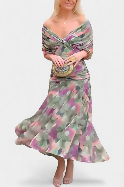 Classic flowy everyday dress for women | Vivian -19