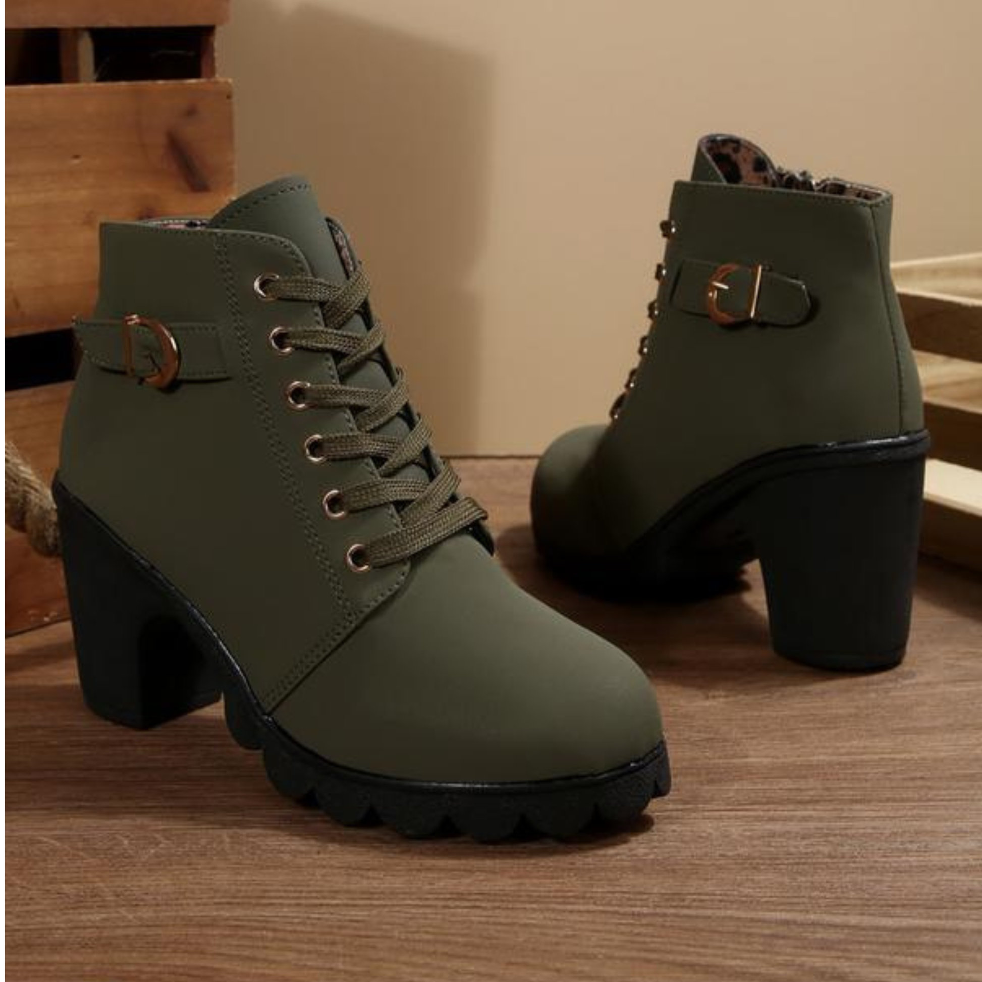 Heritage comfortable leather boots for women | KATNI -3