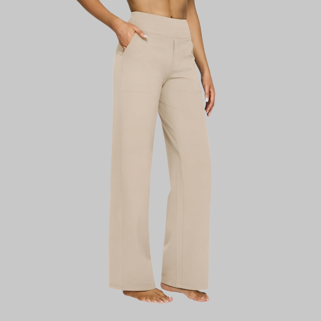 Classic everyday relaxed trousers for women | Adele -6