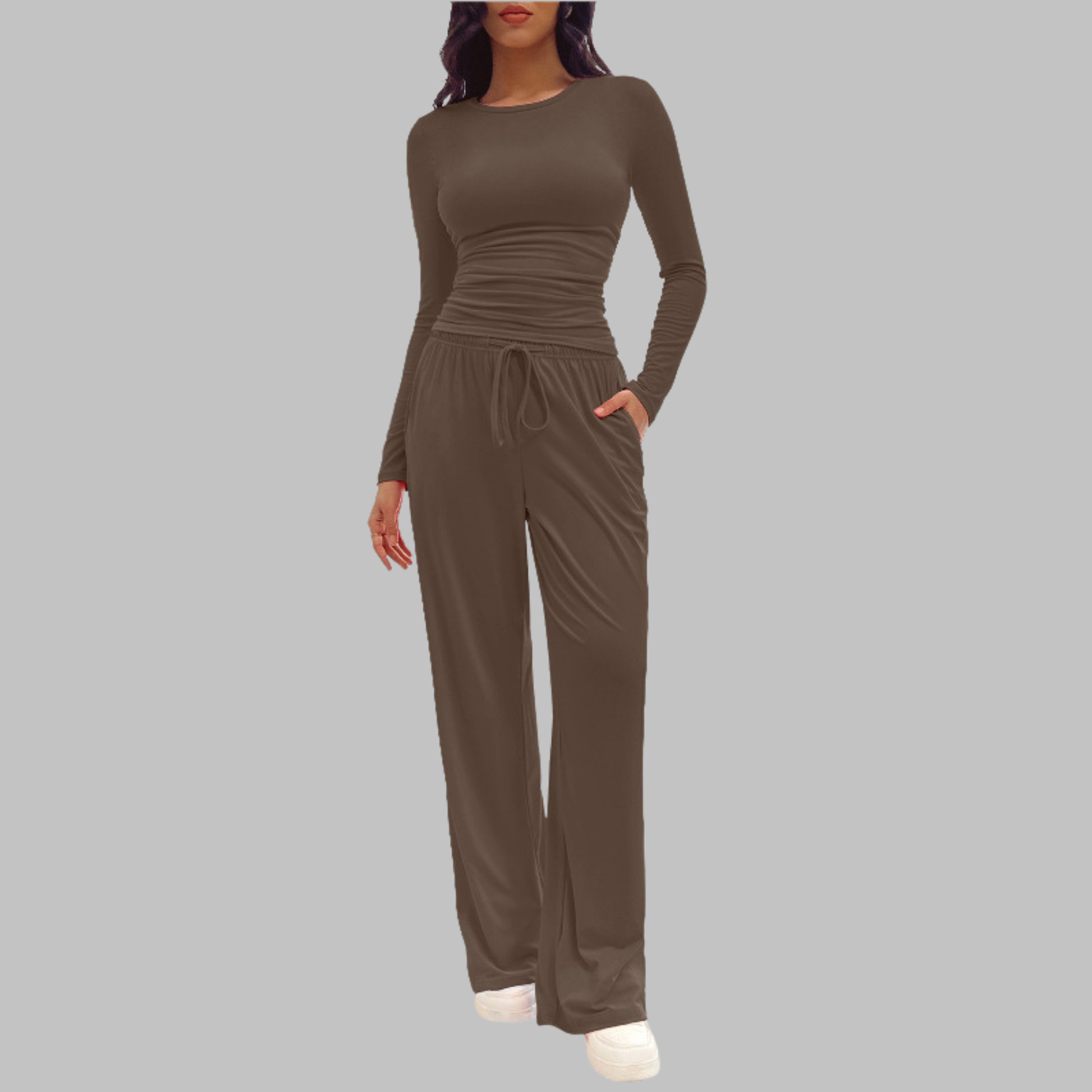 Smart everyday tailored trousers for women | Janny -5