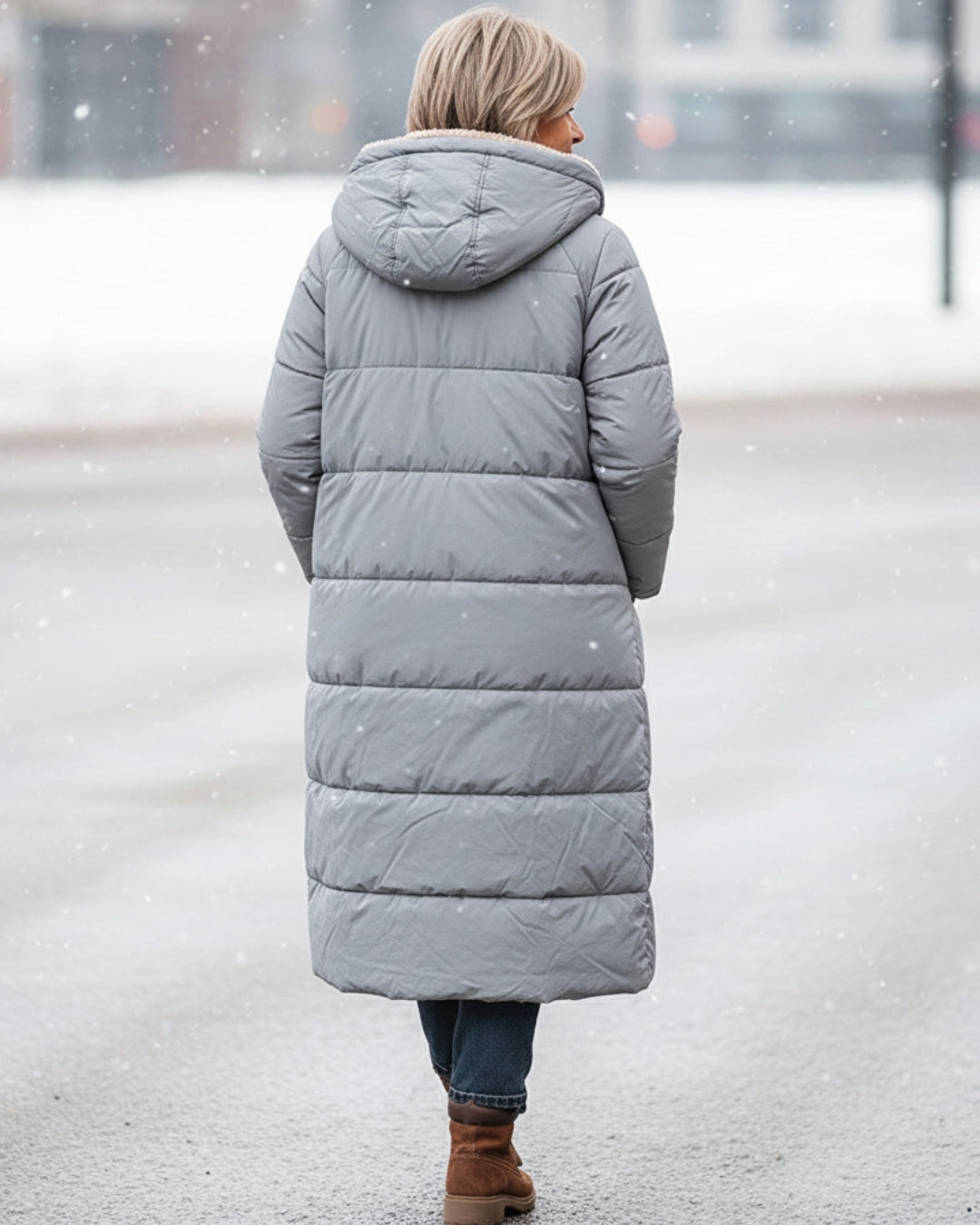 Elegant tailored insulated coat for women | Eleanor -18