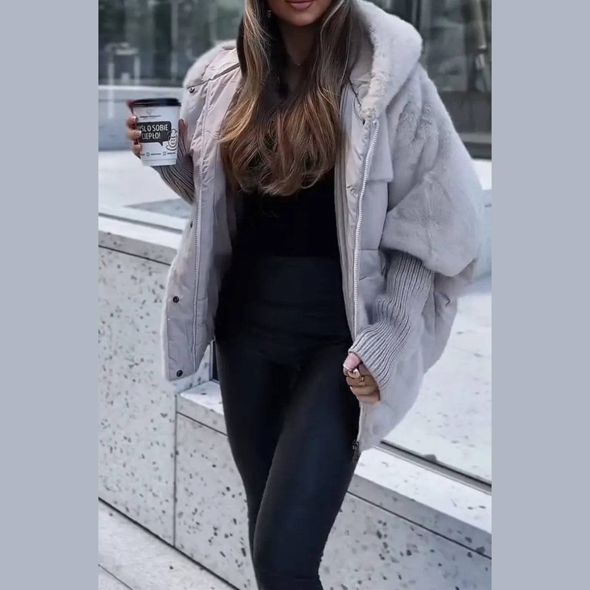 Classic refined casual bomber jacket for women | Hester -14
