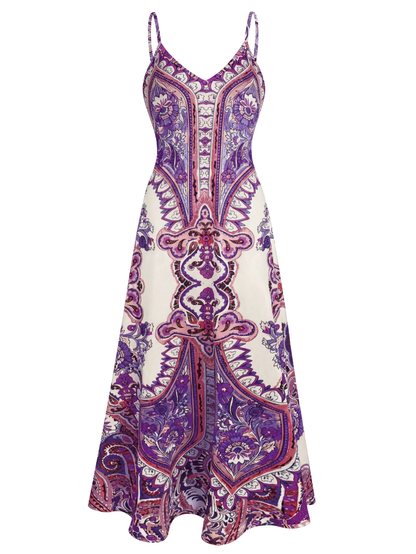 Classic flowy everyday dress for women | Ottilie -4