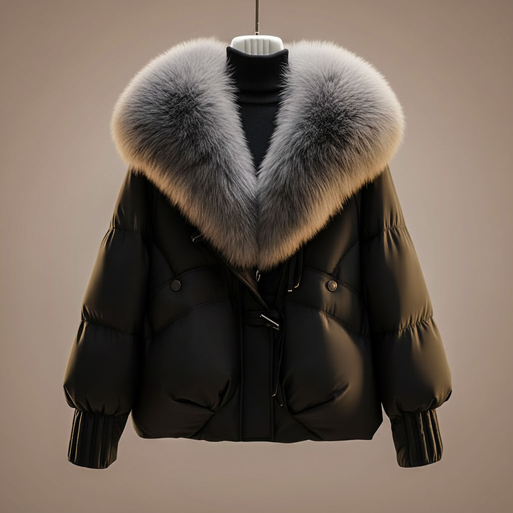 Elegant warm insulated coat for women | Marianne -6