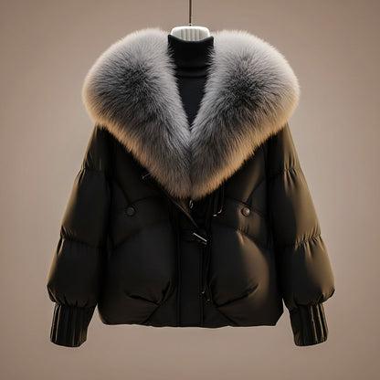 Elegant warm insulated coat for women | Marianne -6