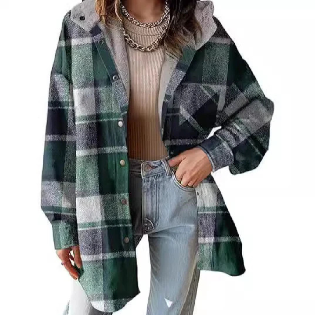 Refined versatile relaxed jacket for women | Tallulah -4
