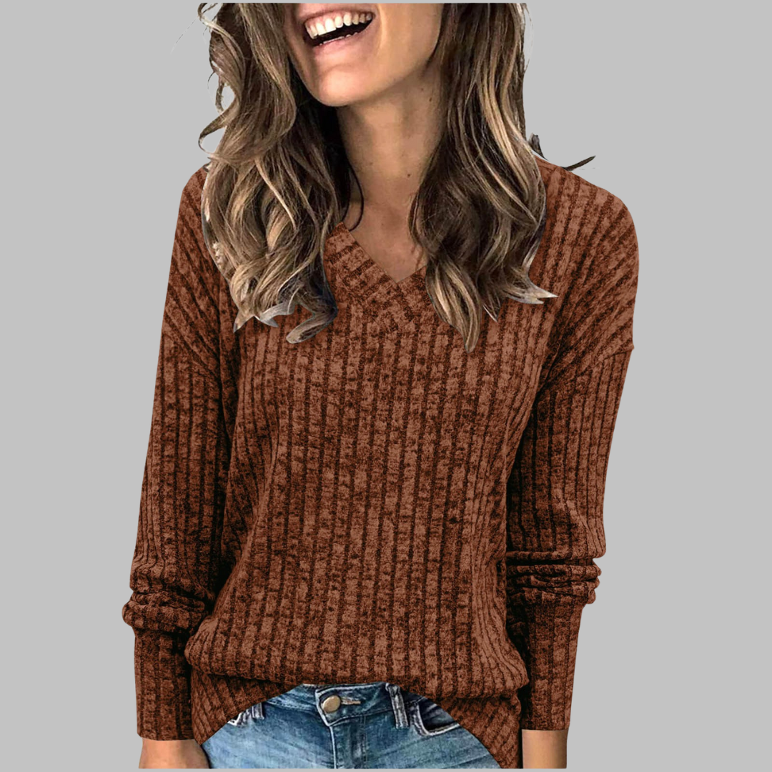 Soft everyday relaxed top for women | Deri -9