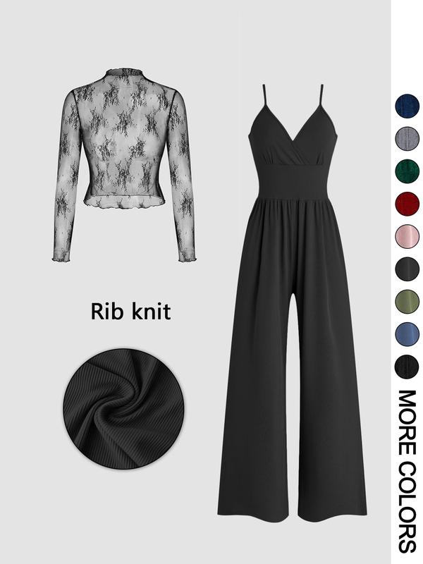 Classic flowy relaxed jumpsuit for women | Maryam -1