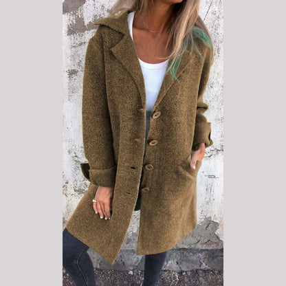 Classic elegant warm coat for women | Baylea -13