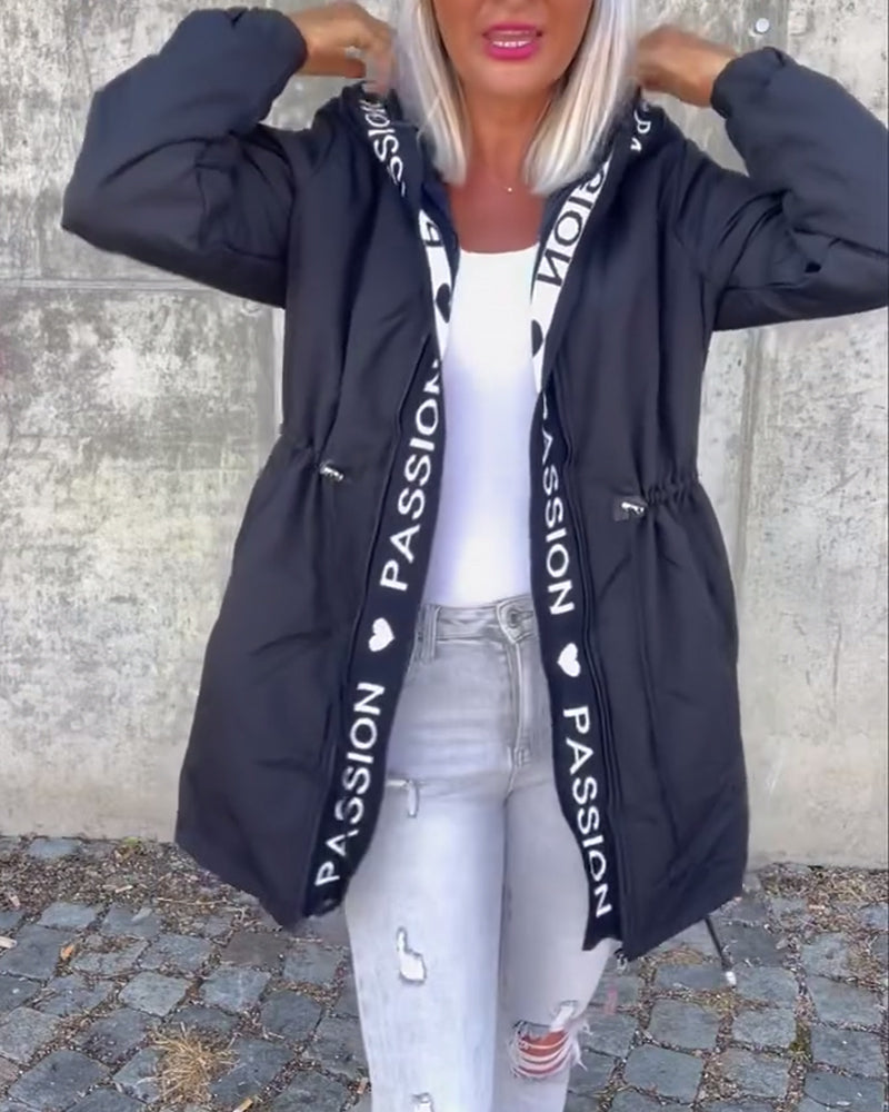 Elegant warm insulated coat for women | VANESSA -7