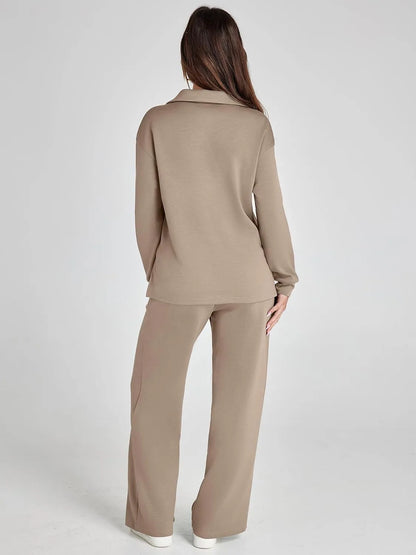 Everyday tailored relaxed trousers for women | Renée -3