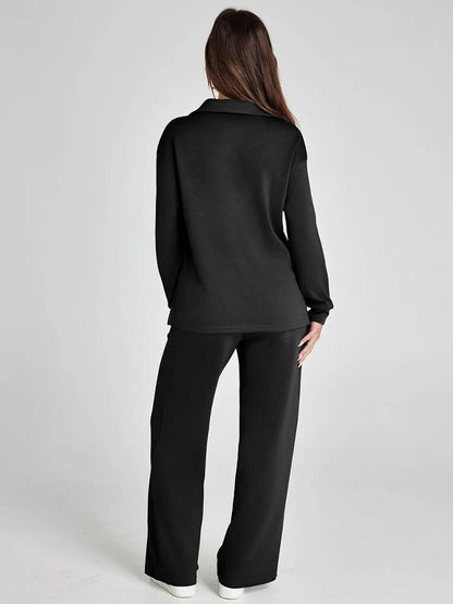 Everyday tailored relaxed trousers for women | Renée -6