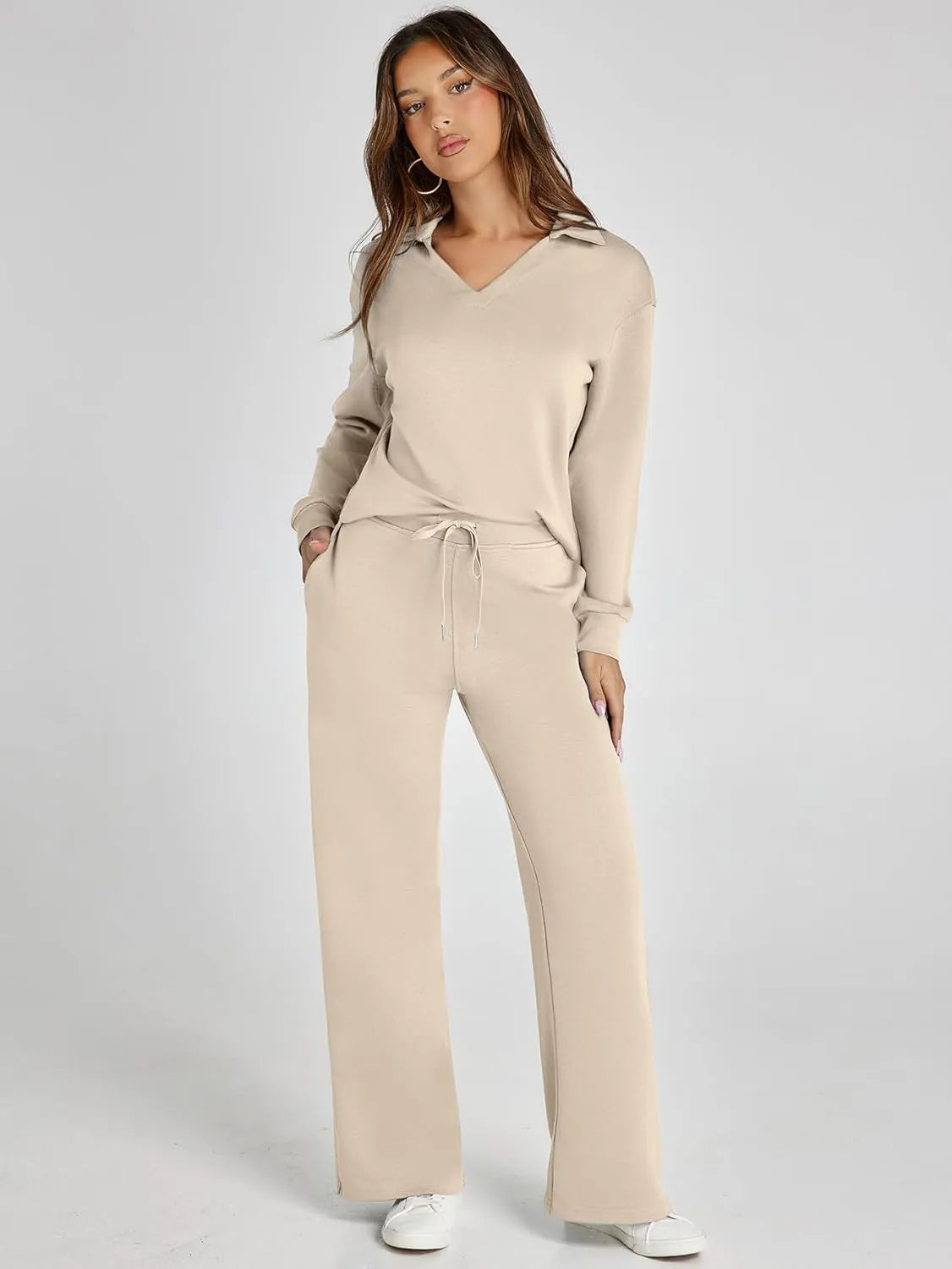 Everyday tailored relaxed trousers for women | Renée -18