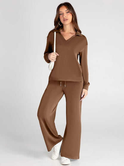Everyday tailored relaxed trousers for women | Renée -12