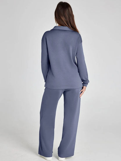 Everyday tailored relaxed trousers for women | Renée -17