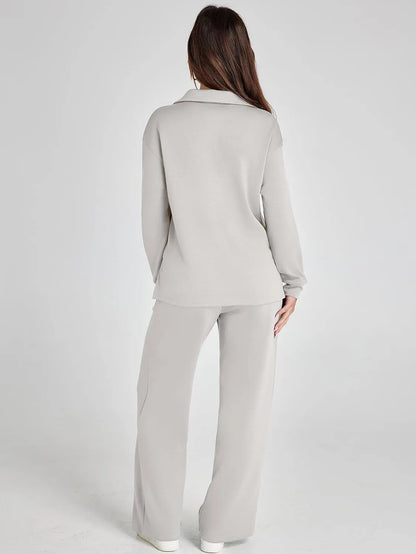 Everyday tailored relaxed trousers for women | Renée -25
